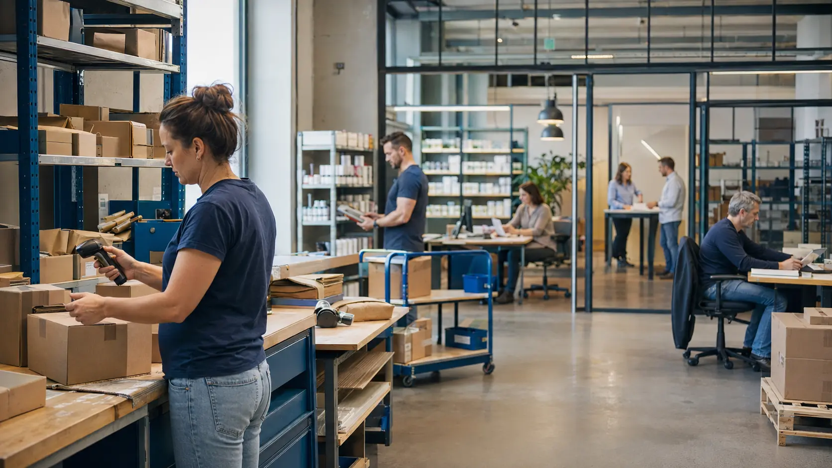 Connected trade and warehouse operations as a comparison of inventory management and ERP systems