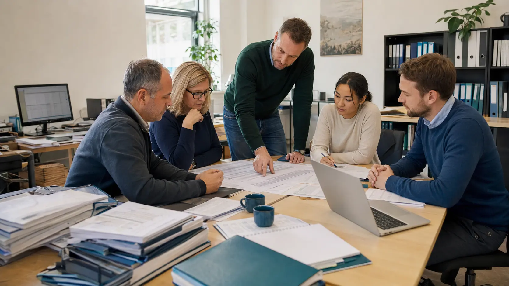 Project team reviews data mappings and test migration for the switch to Odoo